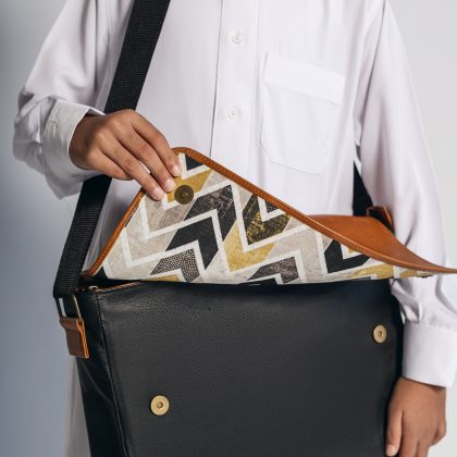 The ILM Bag: Leather/Fabric